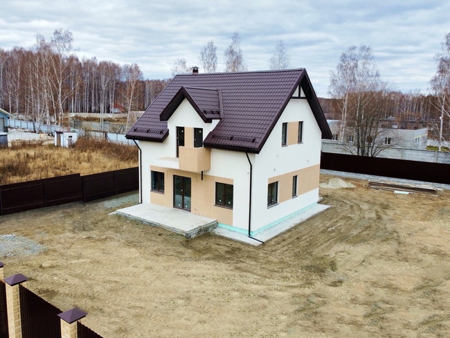 Дом с мансардным этажом Z65. ГК Урал-Строй